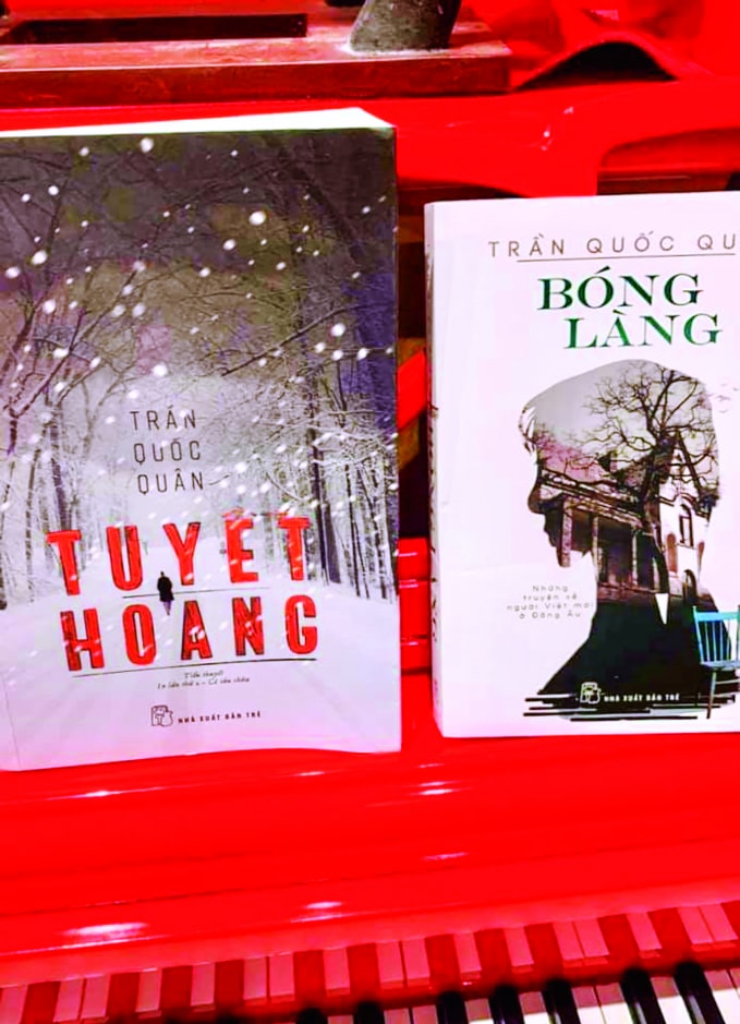 Hai cuốn tiểu thuyết “Tuyết hoang” và “Bóng làng” của nhà văn Trần Quốc Quân.