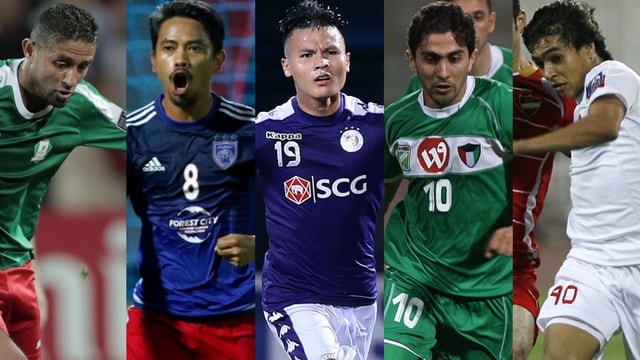 Quang Hải đua tranh danh hiệu tiền vệ trung tâm hay nhất lịch sử AFC Cup cùng nhiều ứng viên tên tuổi. Ảnh: internet