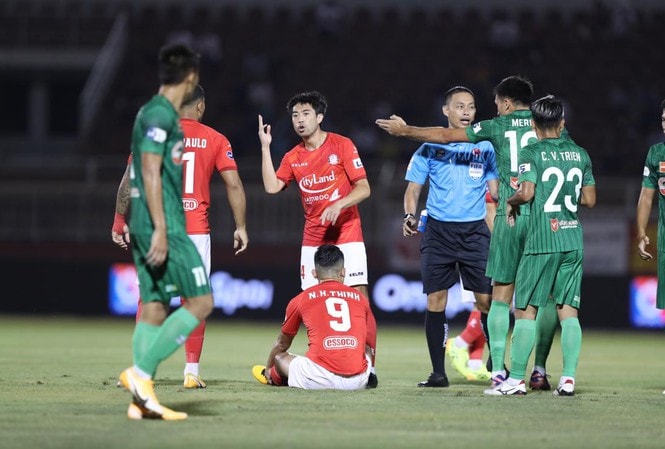 Tiền vệ Lee Nguyễn có bàn thắng đầu tiên trong màu áo TP. Hồ Chí Minh ở mùa giải năm nay. Ảnh: internet