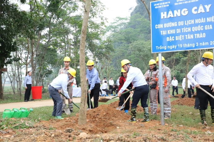 Ông Dương Quang Thành cùng Lãnh đạo tỉnh Tuyên Quang tham gia trồng cây