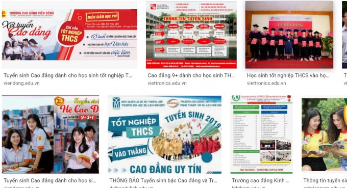Hiện đang có tình trạng nở rộ tuyển sinh cao đẳng đối với học sinh tốt nghiệp THCS.