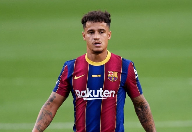 Coutinho trượt dốc phong độ kể từ khi cập bến Barca. Ảnh: Getty