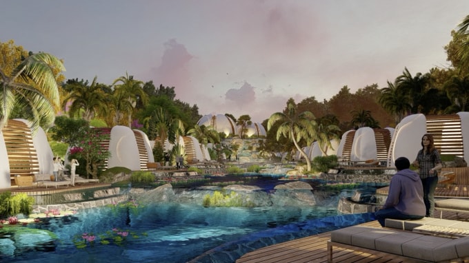 Không gian cho các tiện ích wellness, spa, chăm sóc sức khỏe tại Sunshine