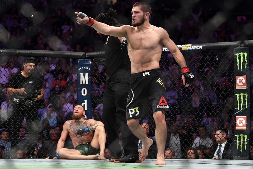 Võ sĩ Khabib tuyên bố sẽ không thượng đài nữa. Ảnh: Getty