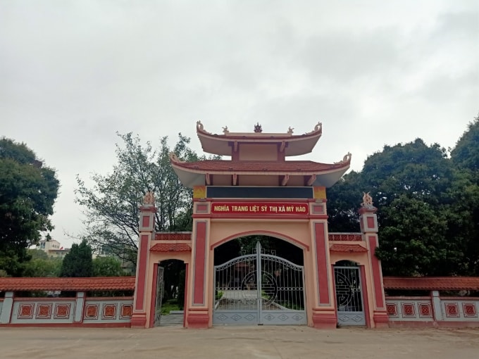 Công ty A.V.I.E.W trúng gói thầu chỉnh trang nghĩa trang liệt sỹ thị xã Mỹ Hào.