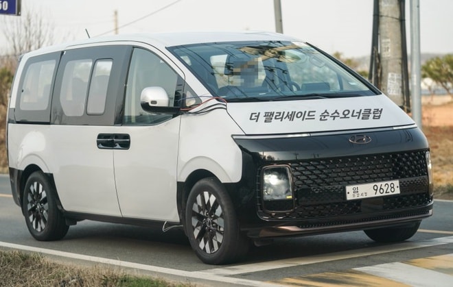 Hyundai Staria phiên bản thử nghiệm. Ảnh: The Korean Car Blog