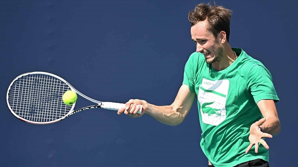 Daniil Medvedev đang có phong độ ấn tượng. Ảnh: AFP