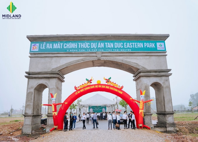 Lễ ra mắt dự án Tan Duc Eastern Park diễn ra ngay tại khuôn viên dự án.