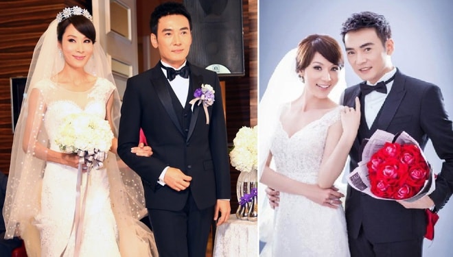 Tiêu Ân Tuấn và Lâm Thiên Ngọc kết hôn năm 2014 sau gần 30 năm quen biết.