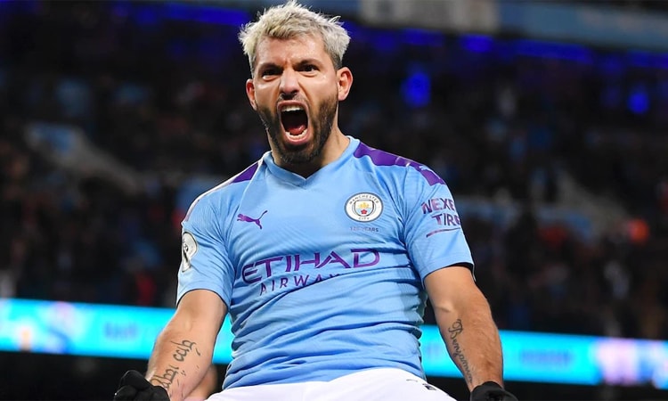 Aguero là chân sút số một trong lịch sử Man City. Ảnh: Getty Images