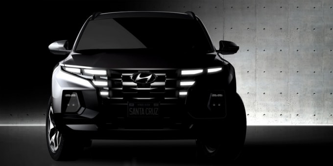 Hình ảnh của Hyundai Santa Cruz. Ảnh: Hyundai