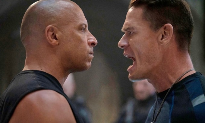 “Fast & Furious 9” chứng kiến màn đối đầu giữa Vin Diesel và John Cena.