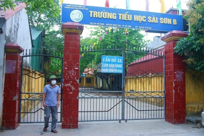 Chủ tịch Hà Nội chỉ đạo xử lý dứt điểm vụ việc ở Trường Tiểu học Sài Sơn B. Ảnh: TL