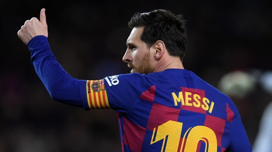 Siêu sao Messi sẵn sàng giảm lương để ở lại Barca. Ảnh: Internet