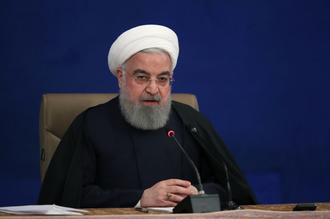Tổng thống Iran Hassan Rouhani. Ảnh: AJ