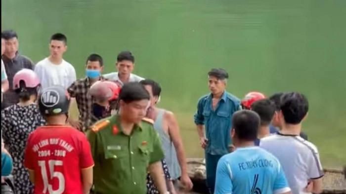 Khu vực nơi xảy ra vụ chết đuối nước thương tâm. Ảnh: nld.vn