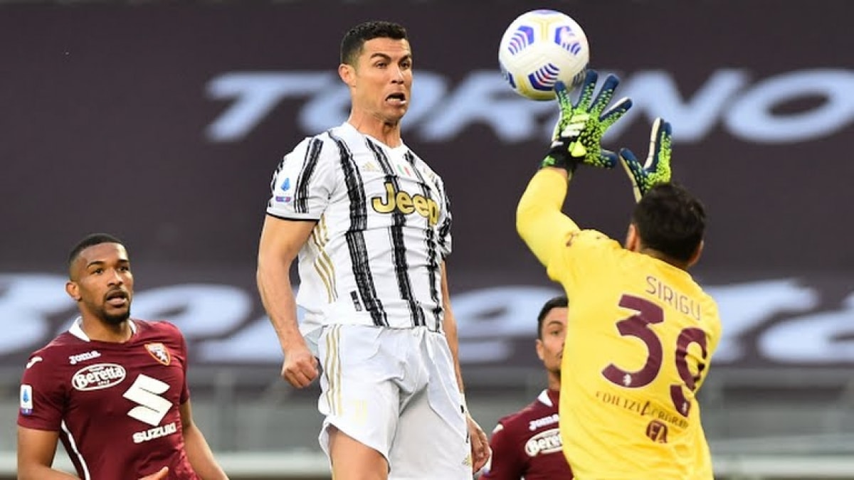 Siêu sao Ronaldo mang về 1 điểm cho Juventus. Ảnh: Reuters