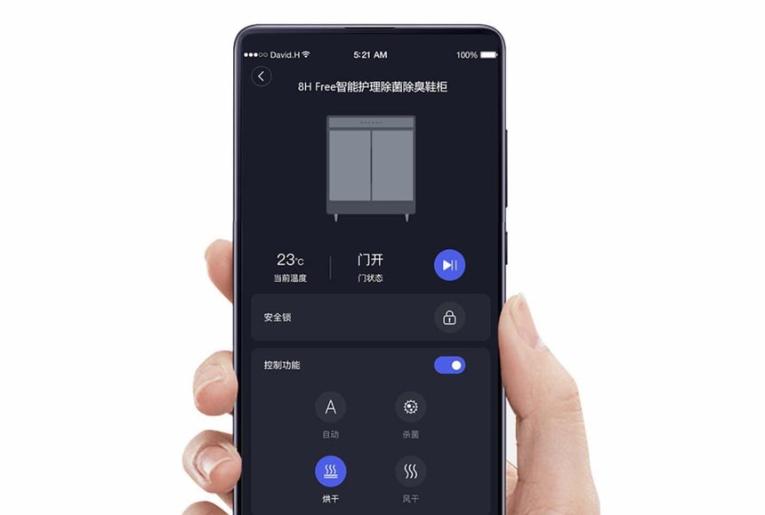 Tủ giày thông minh Xiaomi 8H. Ảnh: Xiaomiyoupin