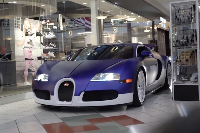 Siêu xe Bugatti Veyron thua Nissan GT-R. Ảnh: TheStradman