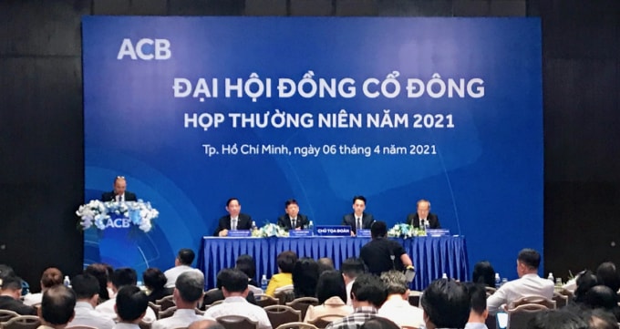 Đại hội đồng cổ đông thường niên 2021 của Ngân hàng ACB diễn ra ngày 6/4