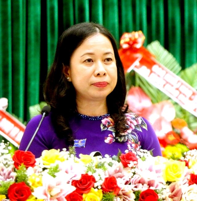 Quốc hội bầu bà Võ Thị Ánh Xuân - Bí thư Tỉnh ủy tỉnh An Giang giữ chức Phó Chủ tịch nước nhiệm kỳ 2016 - 2021.