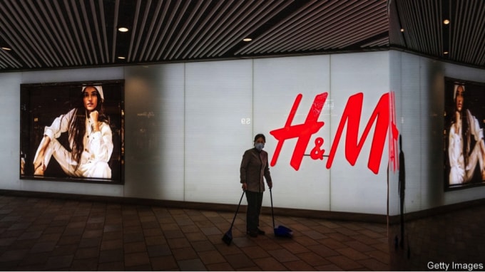 Một cửa hàng của H&M tại Trung Quốc. Ảnh: Getty Images.