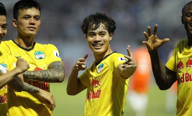 Giành chiến thắng với tỷ số 2-0 trước SHB Đà Nẵng đã cho thấy vị thế số 1 của HAGL trong cuộc đua vô địch V.League mùa này.Ảnh: internet