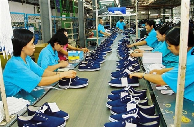 Các doanh nghiệp da giầy đang bước vào giai đoạn phục hồi. Ảnh TL