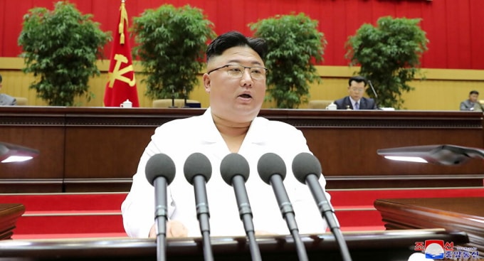 Nhà lãnh đạo Triều Tiên Kim Jong Un - Ảnh: Reuters