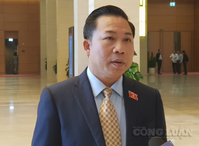 Đại biểu Quốc hội Lưu Bình Nhưỡng (đoàn ĐBQH tỉnh Bến Tre –Phó Trưởng Ban Dân nguyện)
