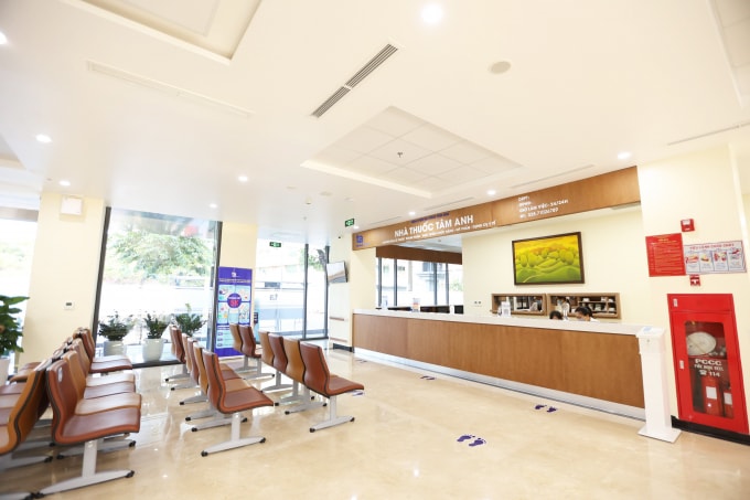 Bệnh viện Đa khoa Tâm Anh cung cấp dịch vụ chăm sóc sức khỏe theo tiêu chuẩn 5 sao, trong không gian tiện nghi, thoáng đãng. Ảnh: BVĐK Tâm Anh.