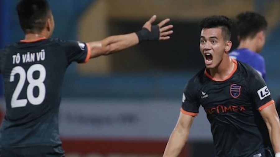 Tiến Linh lập hat-trick, Bình Dương thắng Nam Định theo kịch bản không tưởng. Ảnh: internet