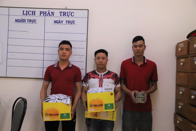 3 đối tượng cho vay nặng lãi bị Công an TP. Bảo Lộc triệu tập làm rõ. Ảnh: thanhnien.vn