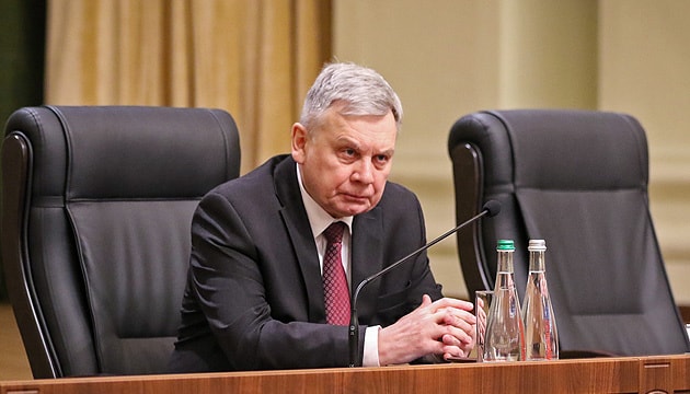 Bộ trưởng Quốc phòng Ukraine Andrii Taran. Ảnh: UI