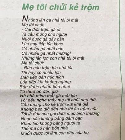 Bài thơ được giải cao nhất nước đang gây
