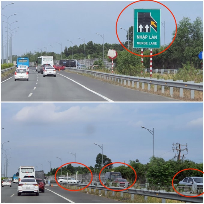Kẹt xe kéo dài tại trạm thu phí QL51. Đơn vị quản lý không xả trạm mà hướng dẫn đoàn xe đi qua cầu vượt QL51 để vòng ngược lại tại đoạn đường 