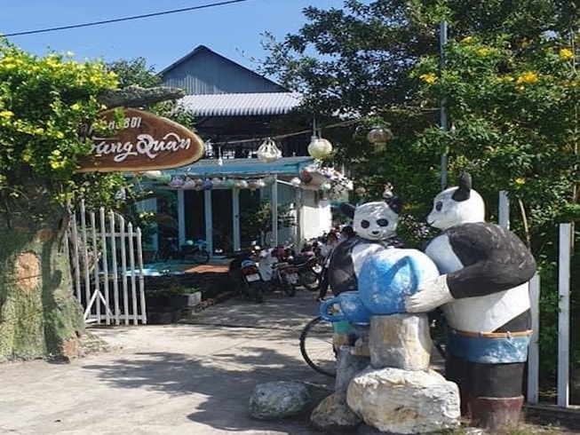 Hình ảnh bể bơi Hoàng Quân, nơi bé 6 tuổi tử vong. Ảnh: plo.vn