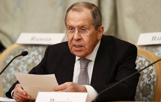 Ngoại trưởng Nga Sergei Lavorv - Ảnh: Reuters