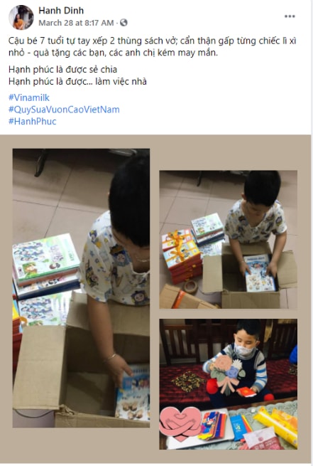Hạnh phúc của các mẹ là khi con trẻ khỏe mạnh, lớn khôn và học được cách san sẻ với mọi người xung quanh