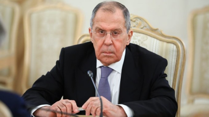 Ngoại trưởng Nga Sergei Lavrov - Ảnh: EPA