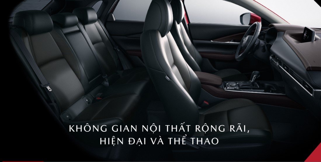 Nội thất xe Mazda CX-30. Ảnh: PV