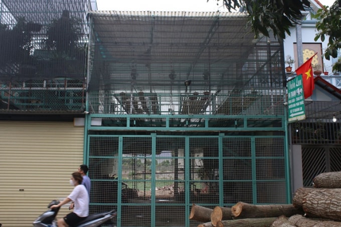 Vườn lan Hà Thanh cửa đóng then cài. Ảnh TL