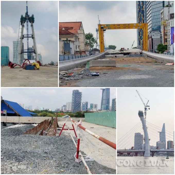 Công trường vắng bóng công nhân.