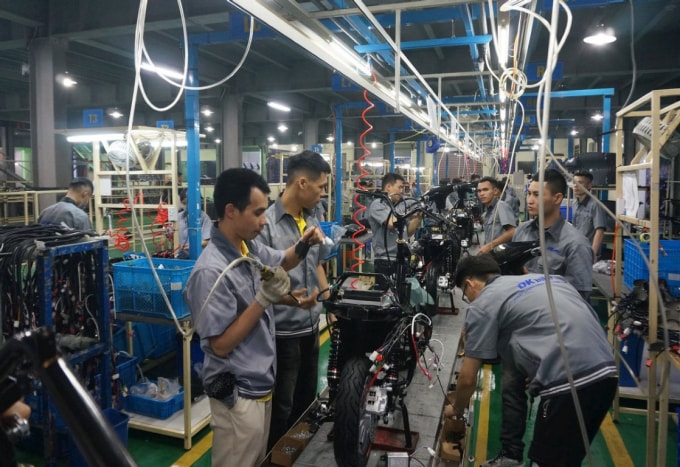 Dây chuyền, thiết bị hiện đại của DKBike.