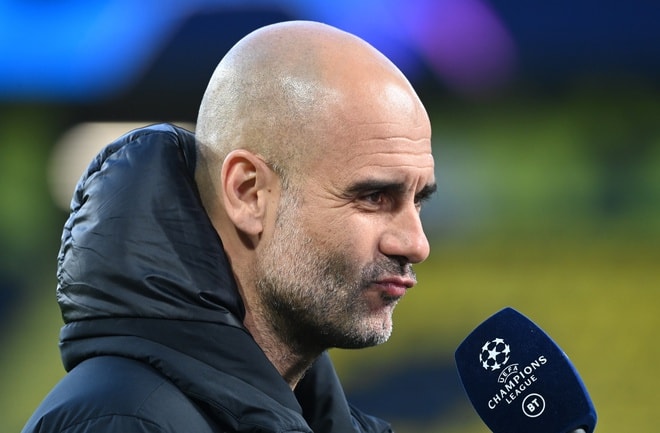 CLB Man City cùng Pep Guardiola đang thi đấu bay cao trong mùa giải này. Ảnh: Getty