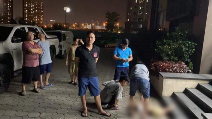 Hiện trường vụ việc.