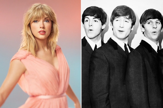 Tái thu âm album Fearless, Taylor Swift phá kỷ lục của The Beatles.
