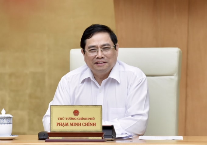 Thủ tướng Chính phủ Phạm Minh Chính. Ảnh NHNN
