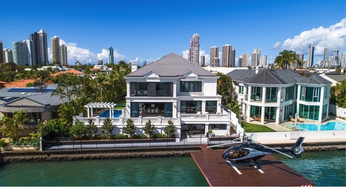 Tulsa được cho là nơi nghỉ duy nhất ở Gold Coast có sân bay trực thăng bên bờ sông (Nguồn: Amir Prestige Photo)