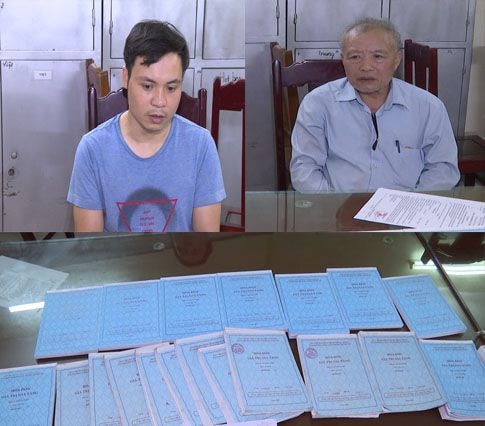 2 đối tượng Võ Hoàng Giang và Vũ Duy Hùng và các tang vật thu được